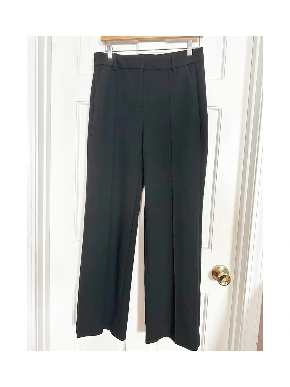 J. Crew Black High-Waist Trousers Pants Sz 12